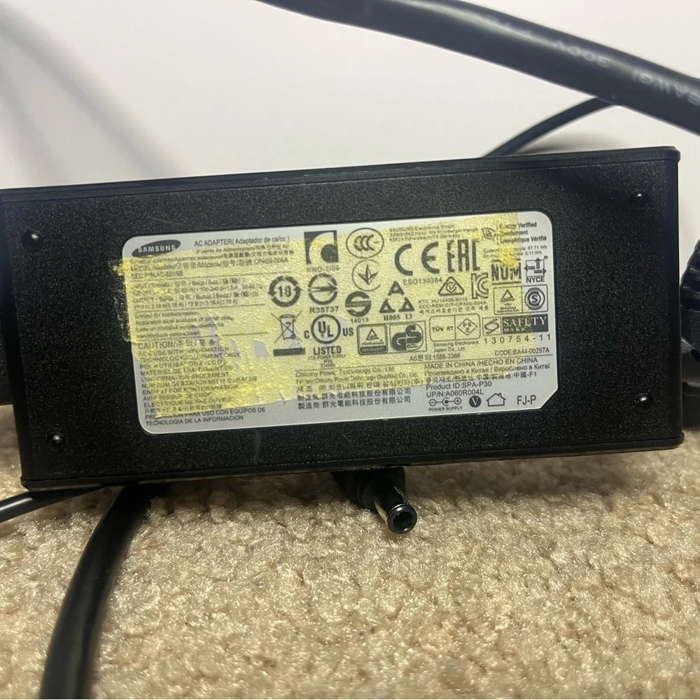 Samsung Black Power/Charging Cable